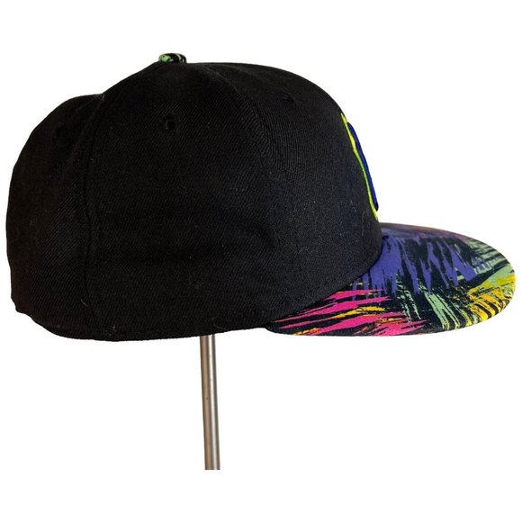 New Era 59Fifty New York Yankees Hat Fitted 7 1/4 Palm Leaf Brim MLB Baseball - Picture 3 of 8